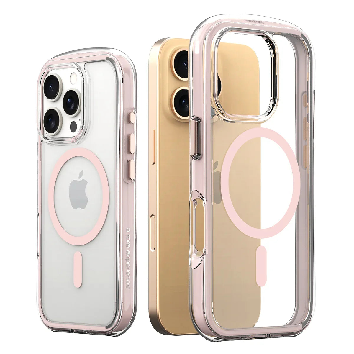 iPhone 16 Pro Araree Duple Air Magsafe Cover - Pink - Tashqila iPhone 16 Pro Araree Duple Air Magsafe Cover - Pink - Tashqila